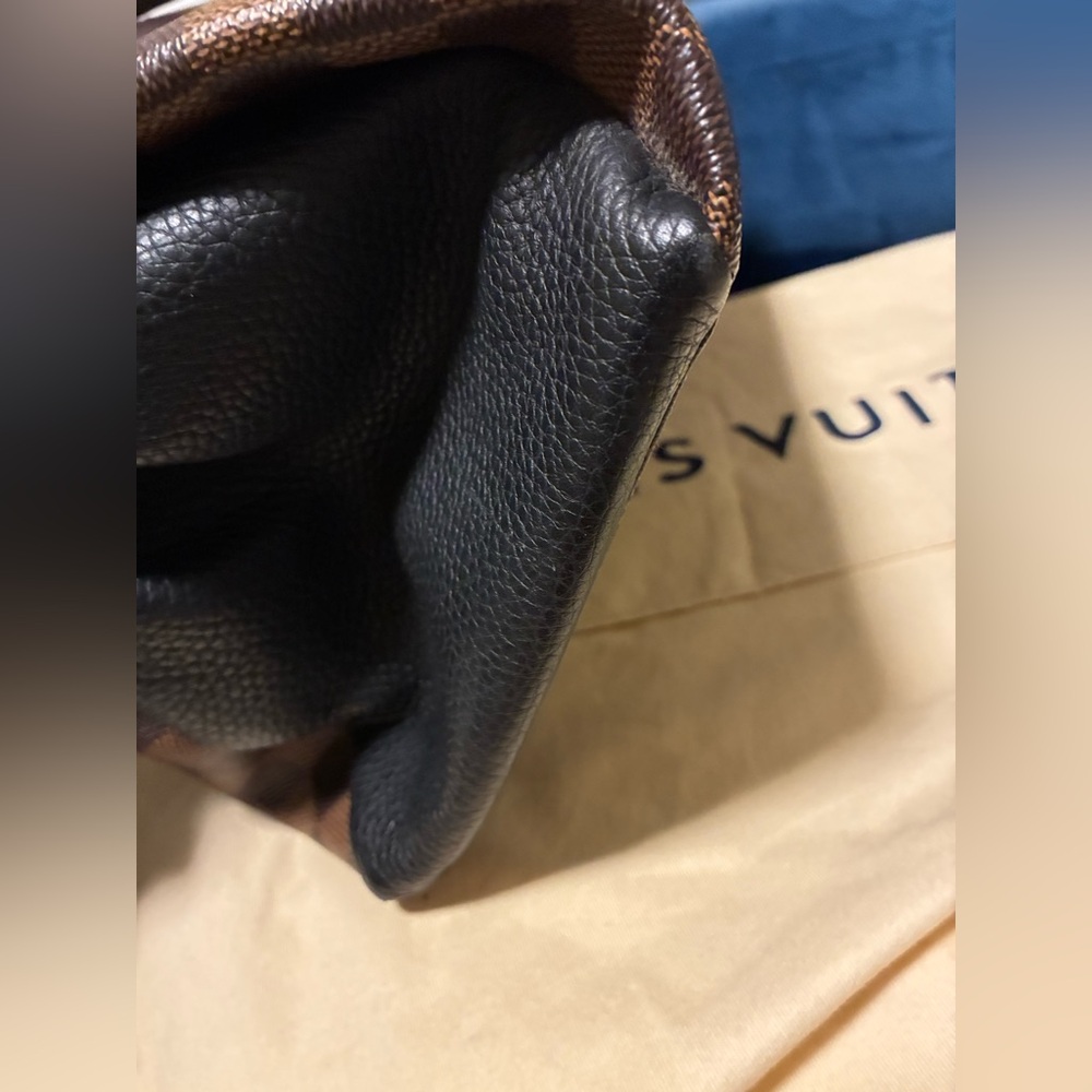 Louis Vuitton Damier Ebene Normandy hand bag with strap and dust bag - Picture 8 of 16